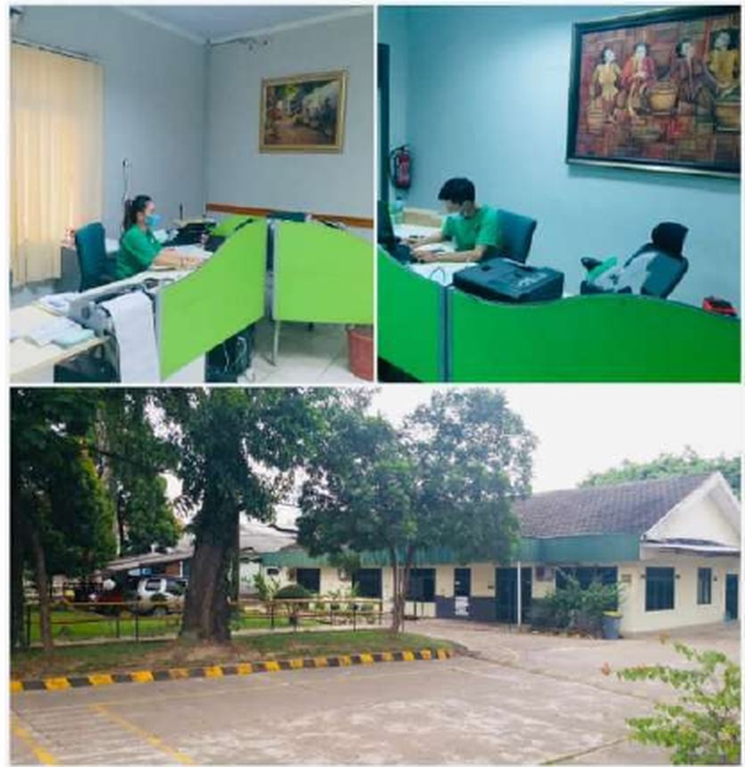 Office and grounds at the manufacturing facility